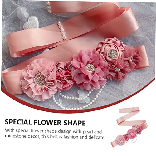 1pc Belt Cinturones De Mujer Para Vestidos Waist Belt for Dresses Rhinestone Decor Maternity Belt for4