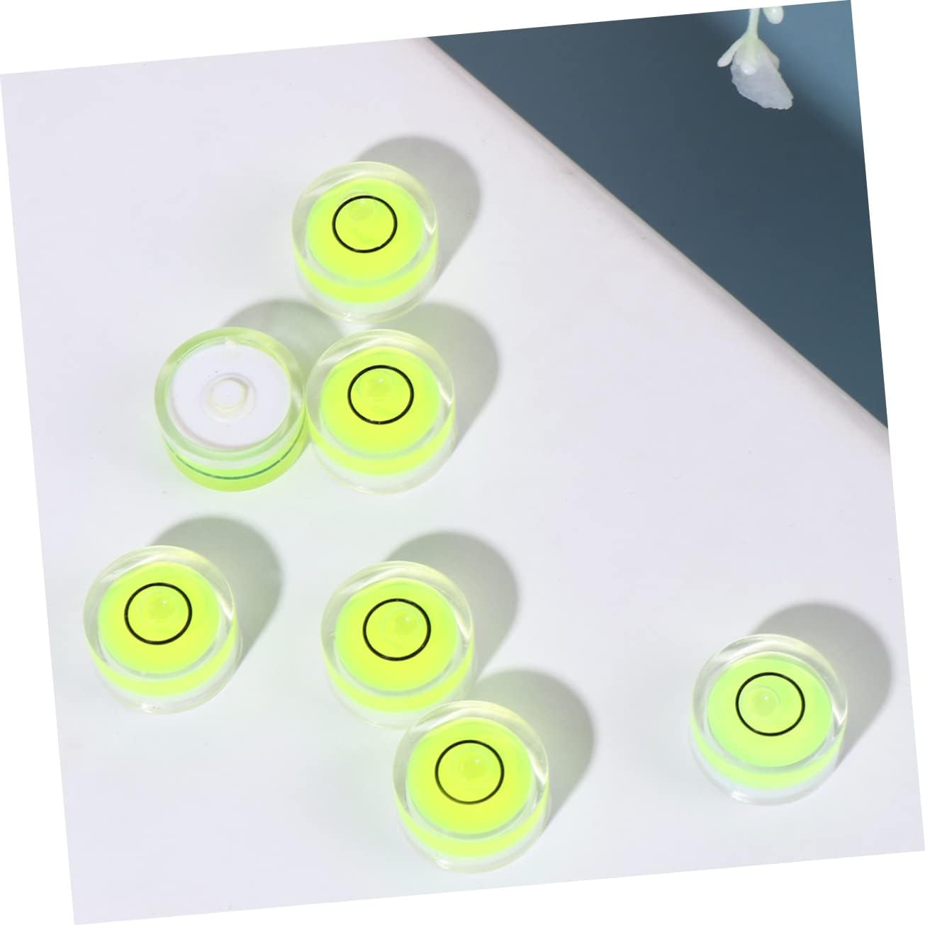 POPETPOP 16pcs Level Circular Diameter Bubble Leveler for Building Bubble Leveling Camper Rv Made of Material