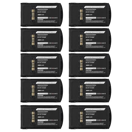 10 Pack MC3200 Scanner Battery Compatible with BTRY-MC32-52MA-10 BT-000375 BTRY-MC32-01-01 BTRY-MC32-52MA-01 MC32N0 MC32N0-S