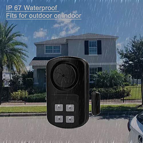 Alarma inalámbrica impermeable para puerta de piscina con control remoto miniatura 5