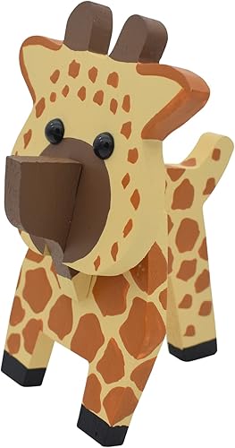 Vista 4 de VIPbuy Soporte creativo para lentes, rompecabezas de madera 3D, soporte de lentes de animales, decoración de escritorio de oficina en casa, regalo