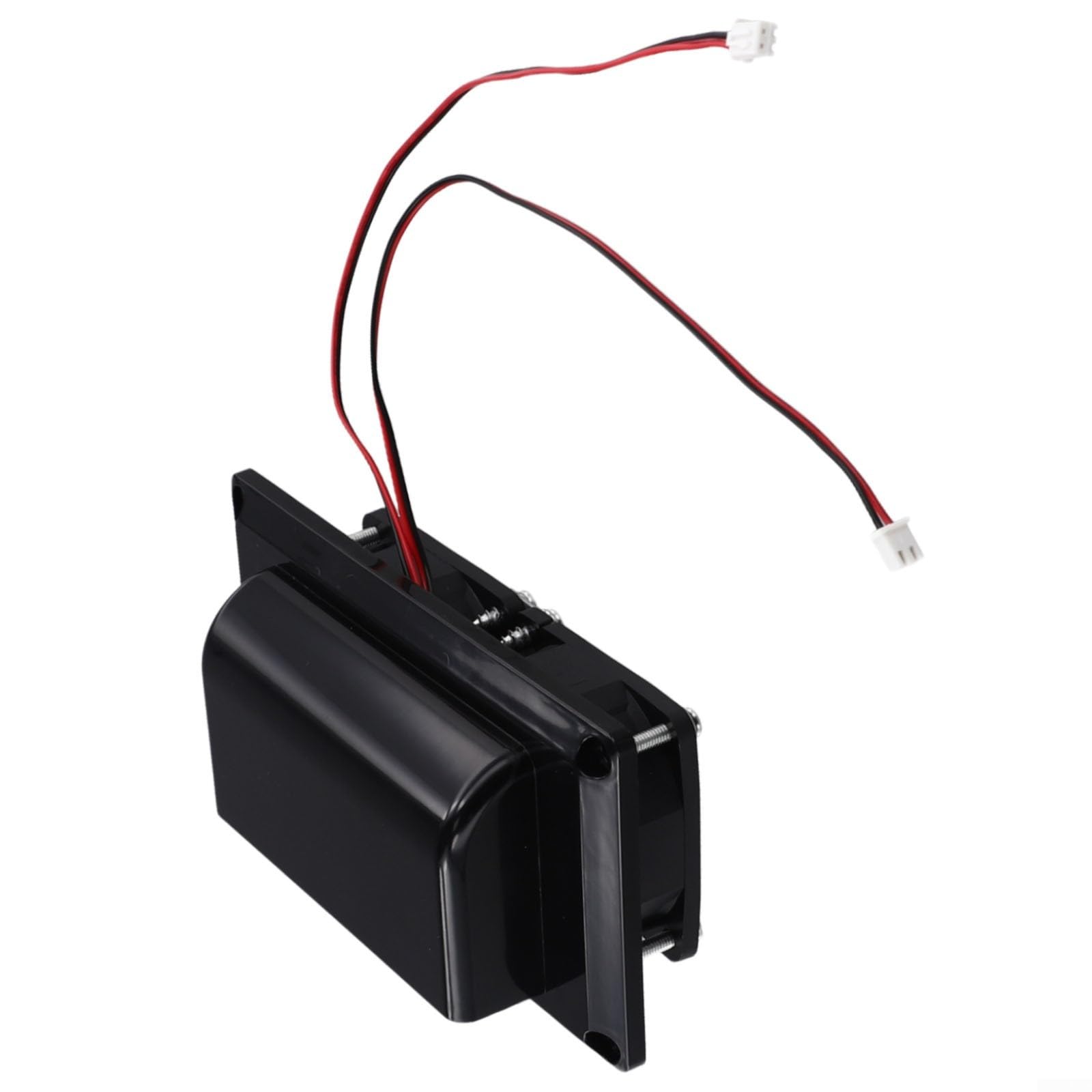 Ventilador de escape de 12 V 6 W con kit de ventilación lateral de caravana para campistas, remolques, yates marinos, lanchas, mejora el aire interior y la comodidad (6 W, negro)