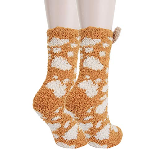 Benefeet Sox Fuzzy Fluffy 3D Animal Socks for Women Girl - Winter Warm Sleeping Plush Comfy Slipper Socks2