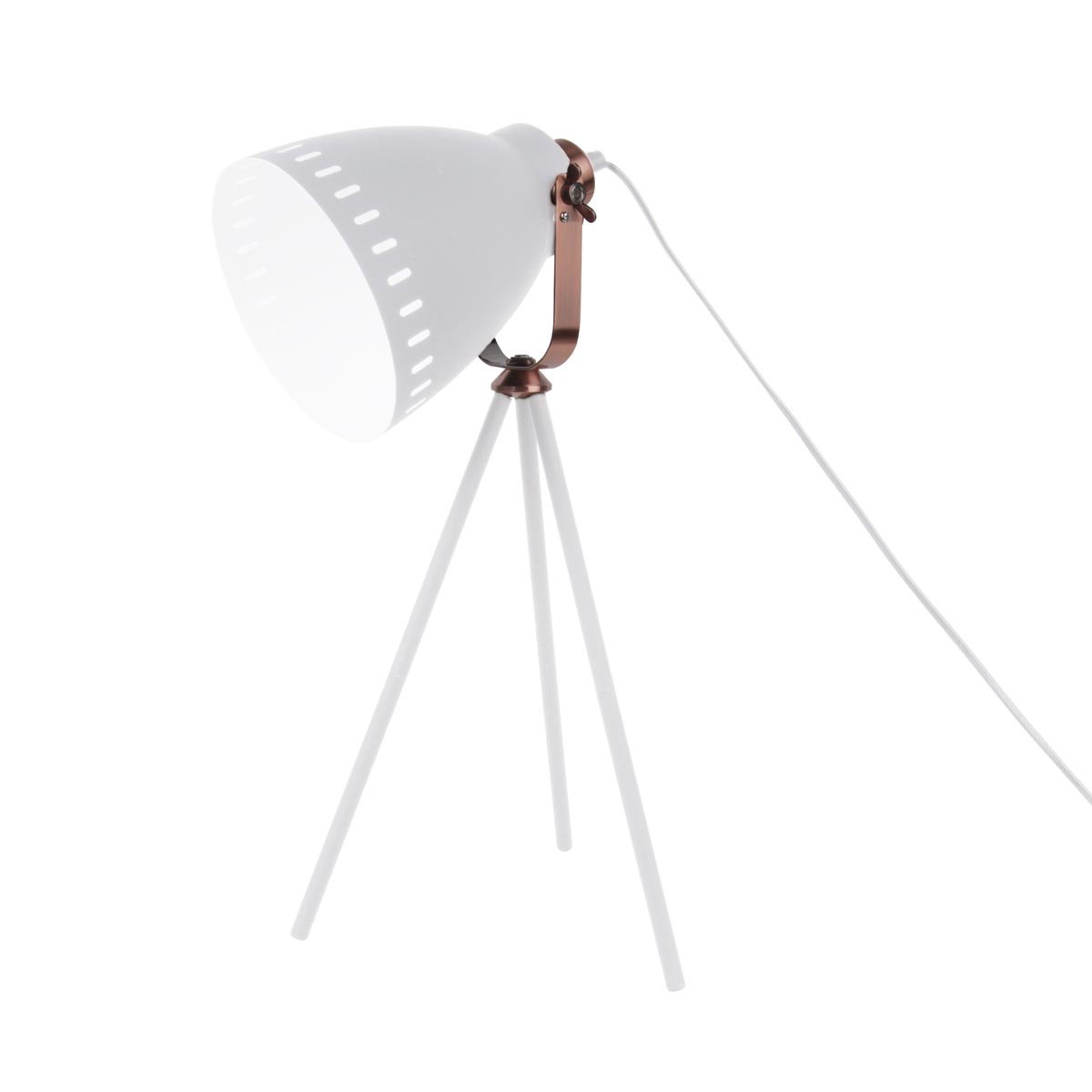 Lámpara de techo Leitmotiv blanca para un salón nórdico acogedor y luminoso