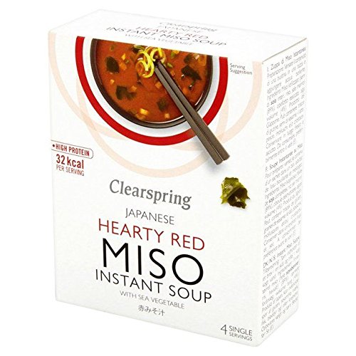 ClearspringRed Miso Soup & Sea Vegetable - 4 x 10g (0.09lbs)