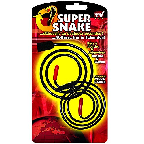 Sauber Meister Super Snaken Rohreinigungsspirale | Abflusspflege | Ideale Abflussreiniger Spiral Bürste