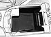 Car Center Console Tray Armrest Secondary Storage Box Glove Pallet for 13-16 Ford Escape by kongka(Not Fit for 2017 Ford Escape)