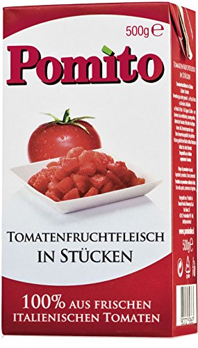 Hengstenberg Pomita Tomaten stückig, 16er Pack (16 x 500 g) Cover