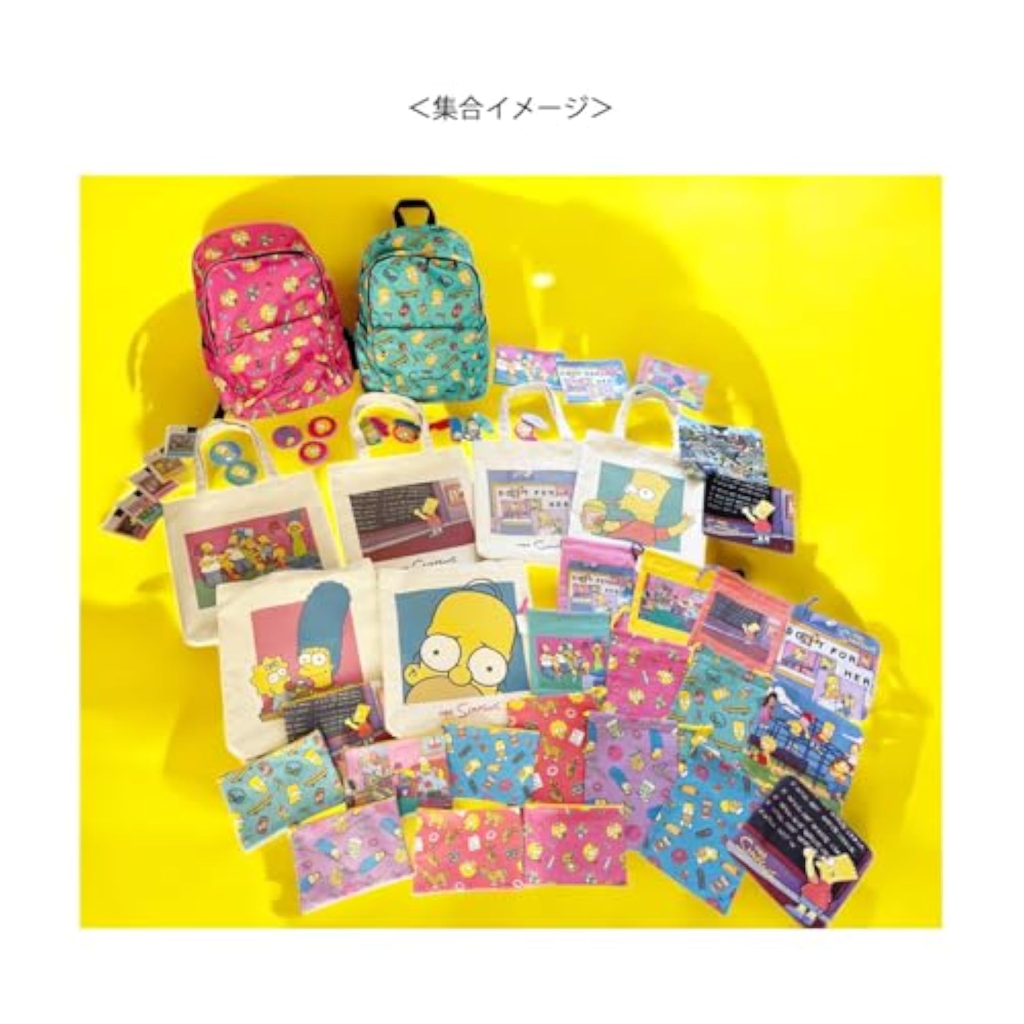 Homer Simpson Pattern Flat Pouch, Fun Cosmetic Bag