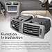 Center Dash Air Vent Panel Instrument AC Heater Compatible With Toyota Lexus IS250 IS350 IS F 2006 2007 2008 2009 Dashboard Air Conditioning Outlet With Hand Wheels Replace For 55670-53010 5567053010
