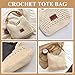 Imagen de APLVFFZH Bolso de Tejido de Crochet Beach