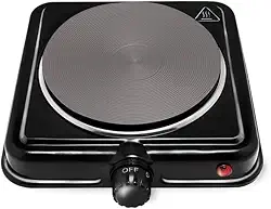 Fogão Elétrico Portátil Por Indução 1 Boca, 220V, 1000W, 5 Opções De Temperatura Cooktop Single Cook, Fogão de Mesa, Fogão Para Mesa, Fogareiro Elétrico, Camping Multifuncional