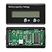 LCD Battery Capacity Monitor Gauge Meter,Waterproof 12V/24V/36V/48V Lead Acid Battery Status Indicator,Lithium Battery Capacity Tester Voltage Meter Monitor Green Backlight for Vehicle Battery
