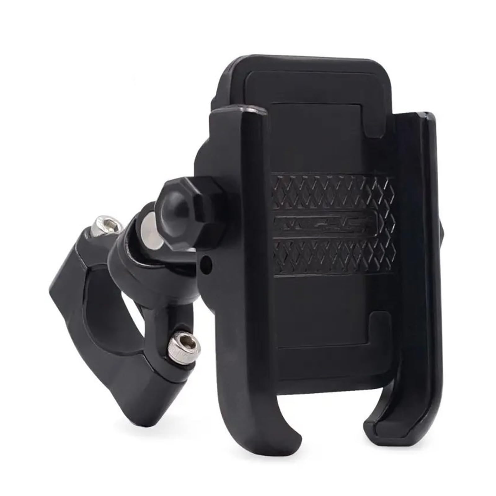 Telephone Moto Rotation Support De Téléphone Universel À 360 Degrés pour Guidon Moto en Alliage D'aluminium Accessoires Montage pour Guidon Vélo 4 À 6,4 Pouces Porte Téléphone Vélo(Black)