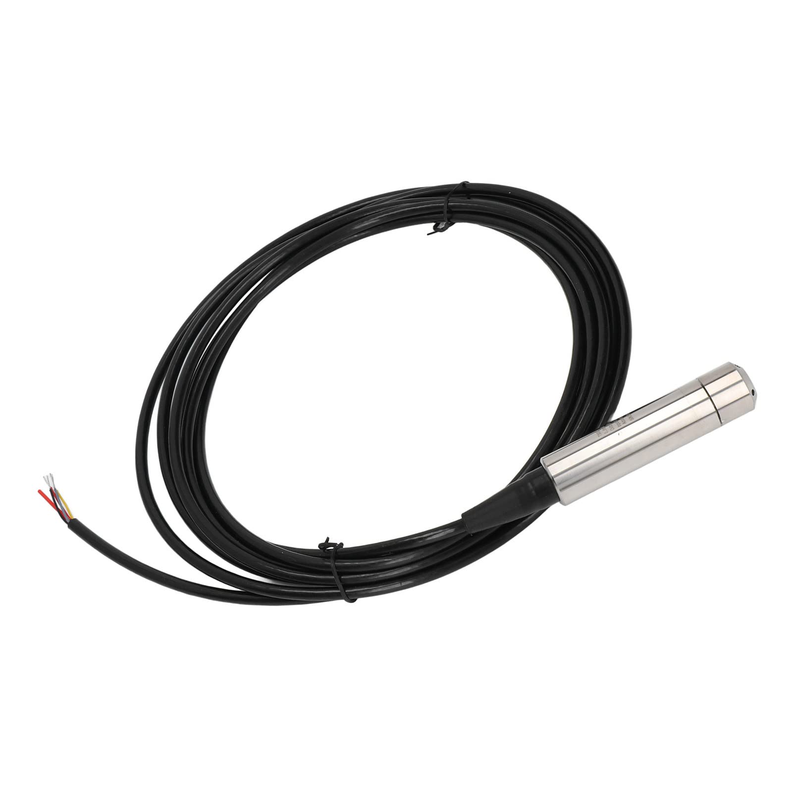 Sensor de Nivel de Agua, Sonda de Acero Inoxidable 10 30V DC Grado de Protección IP68 Transmisor de Nivel de Líquido con Línea de Salida M14 para Equipos Hidráulicos (Cable de 10 m 393,7 pulgadas