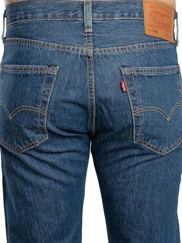 Levi's Men's 501 Original Fit Denim Jeans, Stonewash, 38W x 32L4