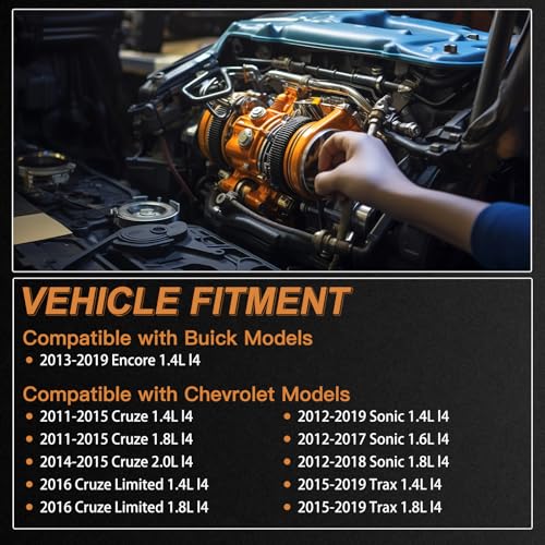Image of HS26540PT-1 Engine Cylinder Head Gasket Set Compatible with Buick Encore Chevrolet Cruze Limited Sonic Trax 1.4L 1.6L 1.8L 2.0L 2011-2019 HS54898 HS26540PT1