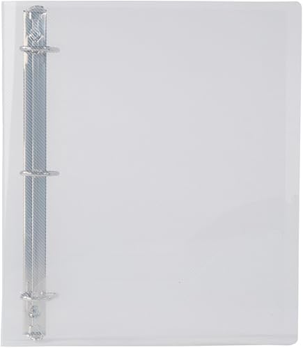 Miniatura 8 de Filexec Products 50471-6223 - Carpeta de anillas de 1.5 pulgadas, translúcida, paquete de 6