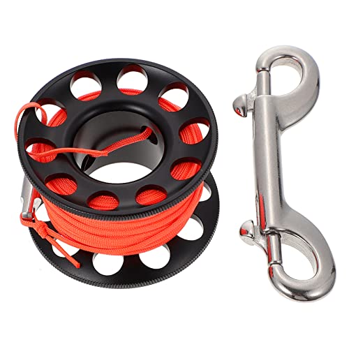 Alasum Finger Reel for Snorkeling Diving Buoy Spool Reel Aluminum Alloy Material