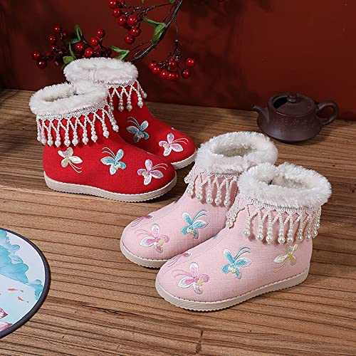 MATERUIEYES Little Pearl Pendant Embroidery Shoes Chinese Style Girls' Shoes4