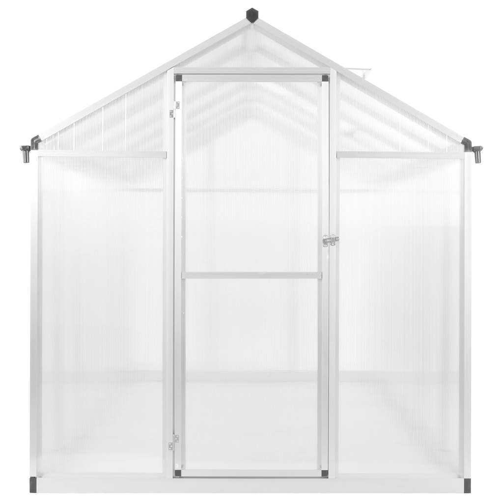 Serra in alluminio, 421 x 190 x 195 cm, 8 m²