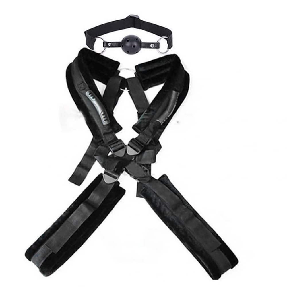 Balançoire pour plafond Sangle de Suspension Réglable Harnais de Soutien de Plafond Système de Suspension avec Sangles Ajustables Accessoire de Maintien et de Positionnement Sling Trainer
