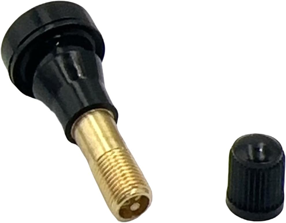 20Pcs TR600HP High Pressure Tire Valve Stems Tubeless Black Brass Rubber Snap-in Tire Valves Compatible with 0.453 inches Rim Holes Vehicles Trucks Trailers Cars