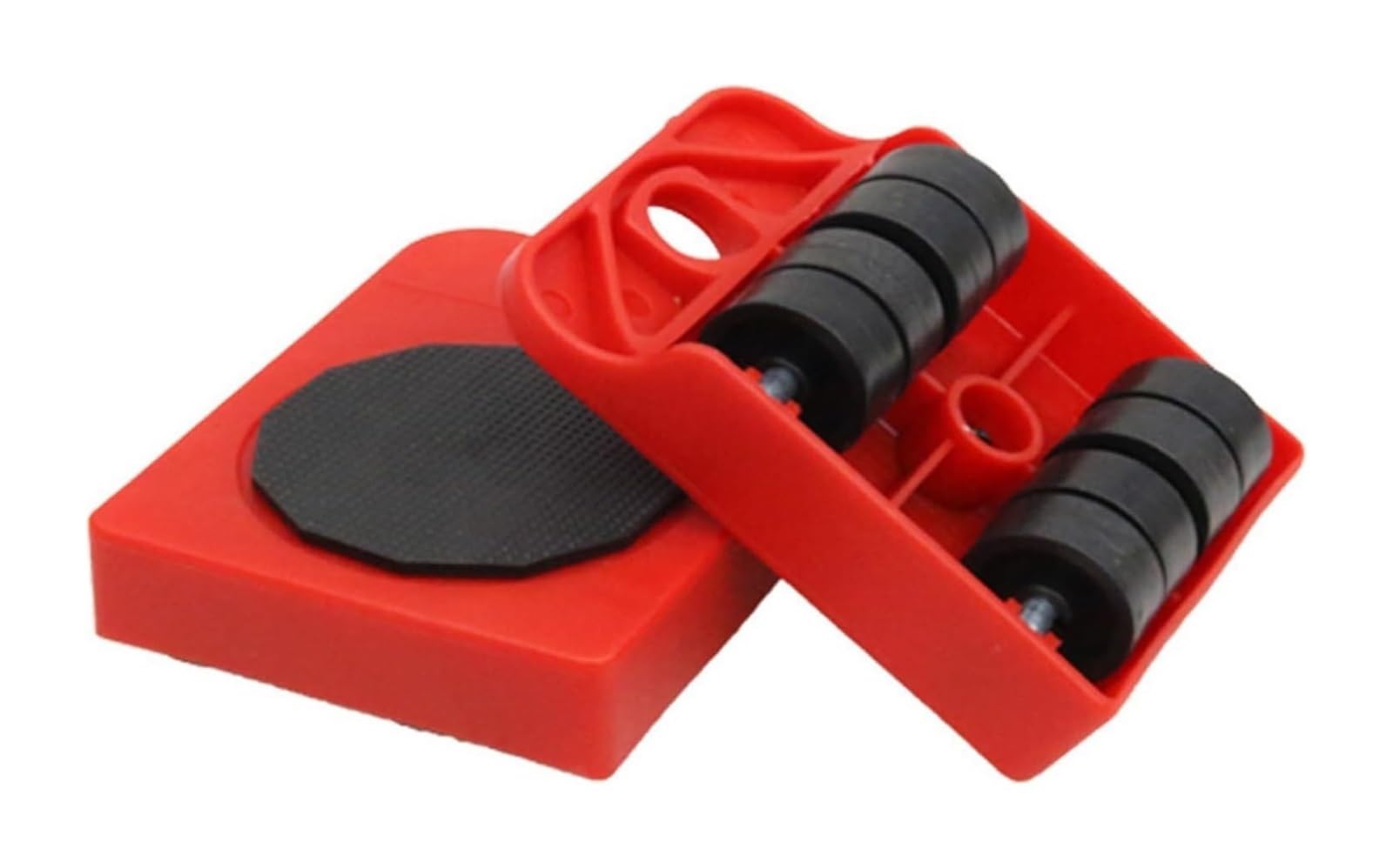 Kit di trasloco per mobili pesanti con rulli e barra di sollevamento, strumento professionale per un facile spostamento di oggetti, rosso, 1 set perfetto per spostare oggetti di grandi dimensioni