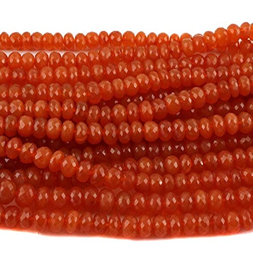 Carnelian Faceted Beads de cornaline véritable pour remplacer les perles synthétiques ternes