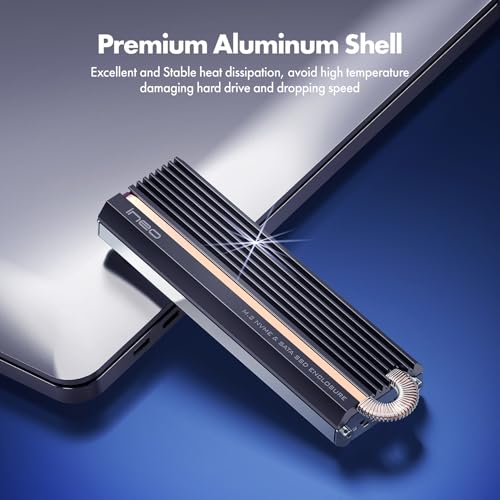 Carcasa Externa ineo para SSD M.2 NVMe con Enfriamiento miniatura 6