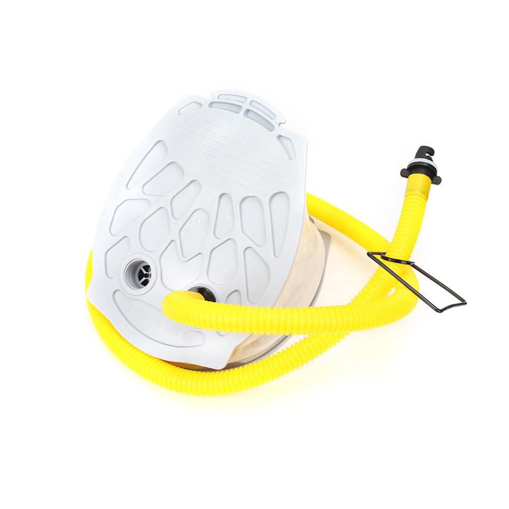 Joyzan Bomba de Aire Pie, Tipo Fuelle Portátil Práctica para Inflar Kayaks Botes Camas Inflables Flotadores Anillos Natación Más Fácil Actividades Libre Uso Pie Ligera Usar Sistema Antideslizante