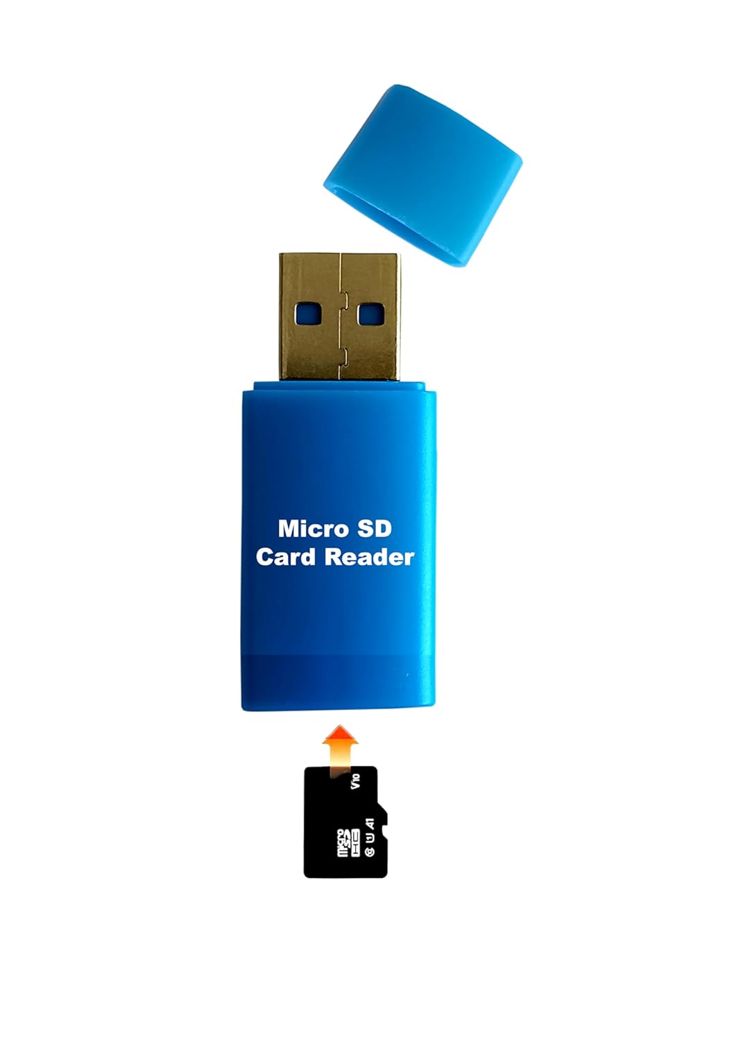 Branded Original Micro SD Card Reader (Multi Colour)