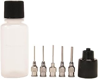 Soft Squeeze Art Craft Applicator Dispensing Syringe Bottles for Jagua Ink Glue, Henna, Paste, Paint
