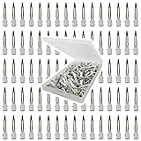 90pcs Metal Duck Billed Hair Clips for Women Styling Sectioning, Silver Hair Pins for Long Hair, Alligator Curl Loc Clips for Thick Hair Roller, Salon, Bows DIY