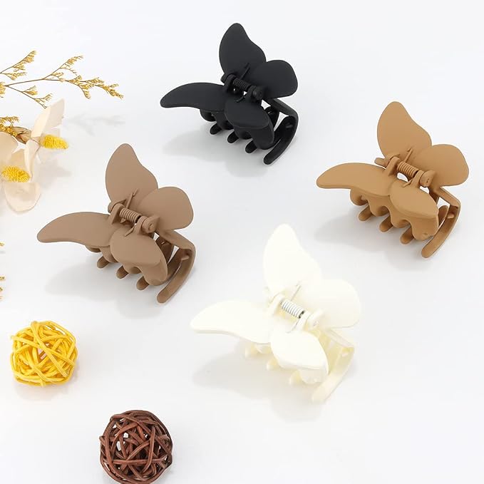 Pinzas para cabello Canitor Butterfly, pack de 4 unidades miniatura 6