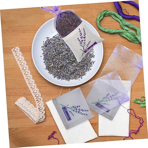 PRETYZOOM 50pcs Bolsitas de Lavanda Vacías para Aromatizar miniatura 5