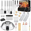 136 PCS Griddle Accessories Kit for Blackstone Camp Chef BBQ,Flat Top Grill Accessories with Basting Cover,Professional Grilling Gift for Men and Women,Perfect for Camping Backyard Barbecue