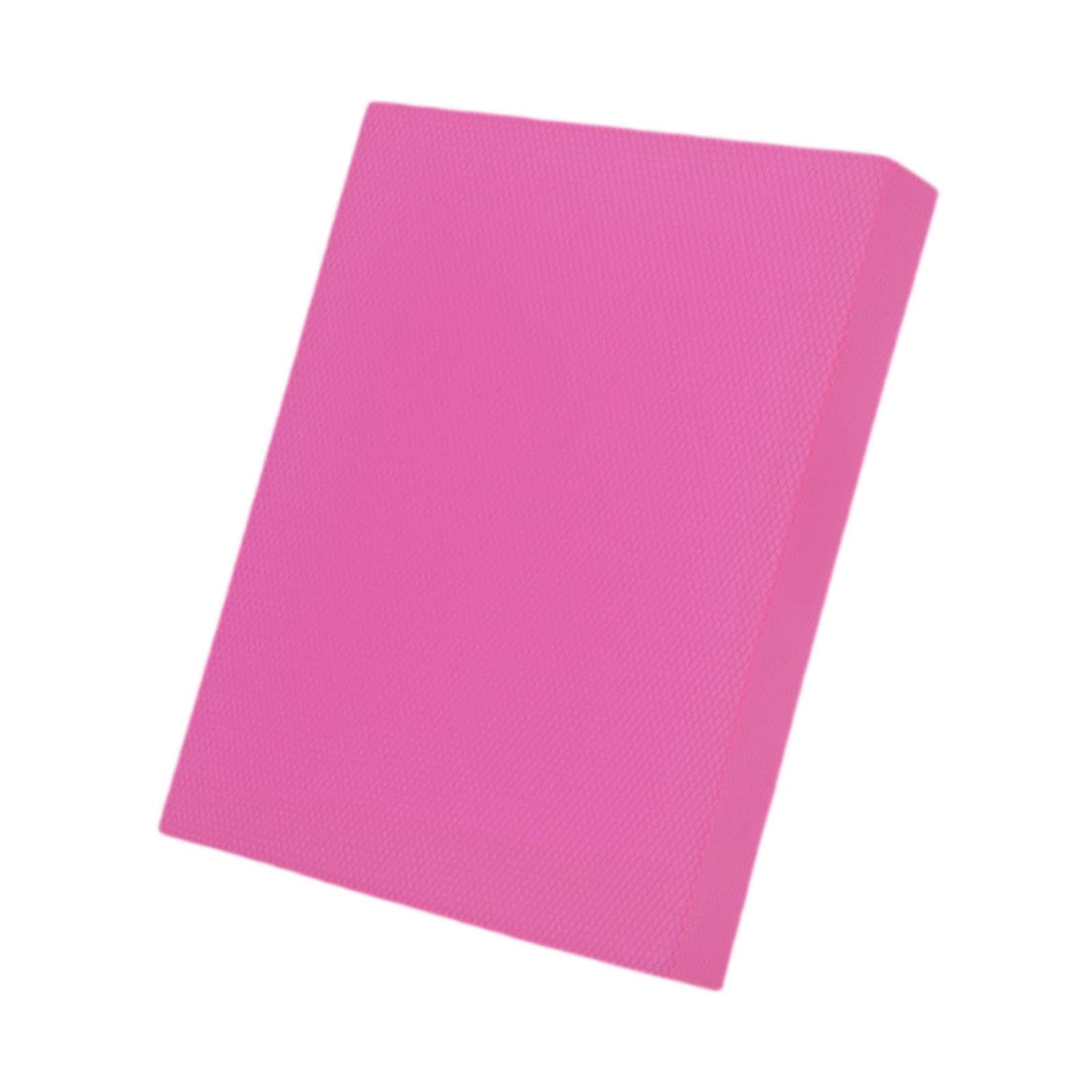 kowaku Yoga Exercise Pad Balance Training Pad Equipment Exercise Balance Pad Yoga Mat Yoga Knee Pad for Traveling Pilates Home Women, Pink