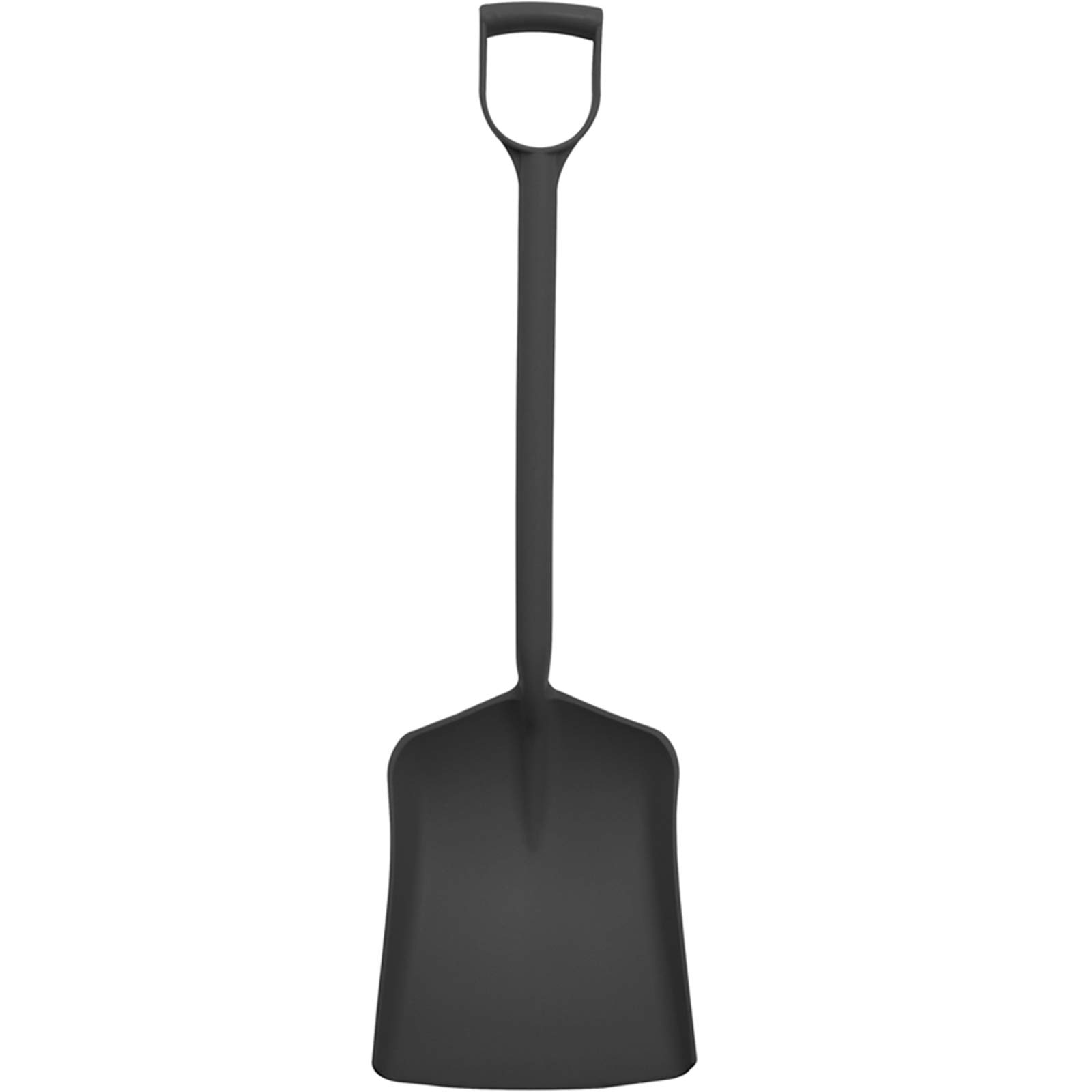 Perry Equestrian One Piece Moulded Polypropylene Shovel, Black