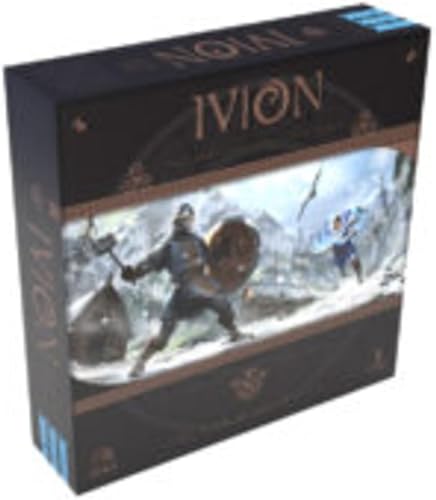 APE Games Ivion The Ram & The Raven - Juego de mesa de construcción de mazos de lucha de fantasía y herocrafting, compatible con autónomos y cruz, a