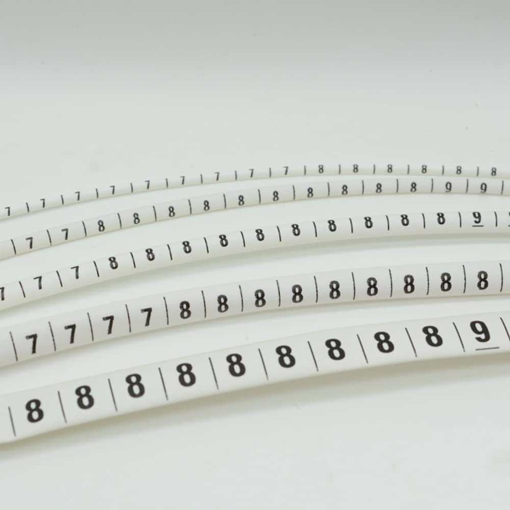 Flat Identification Heat Shrink Cable Marker Sleeve Colourful Insulation Sleeving - Identification Sleeves And Wire Identification Sleeves