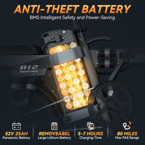 DTTZH 2000W Foldable Ebike