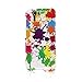 Empire Mpero Snapz Series Glossy Case for Asus PadFone X - Retail Packaging - White Paint Splatter