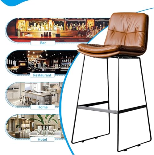 Tabourets de bar avec dossier ergonomique contre le mal de dos