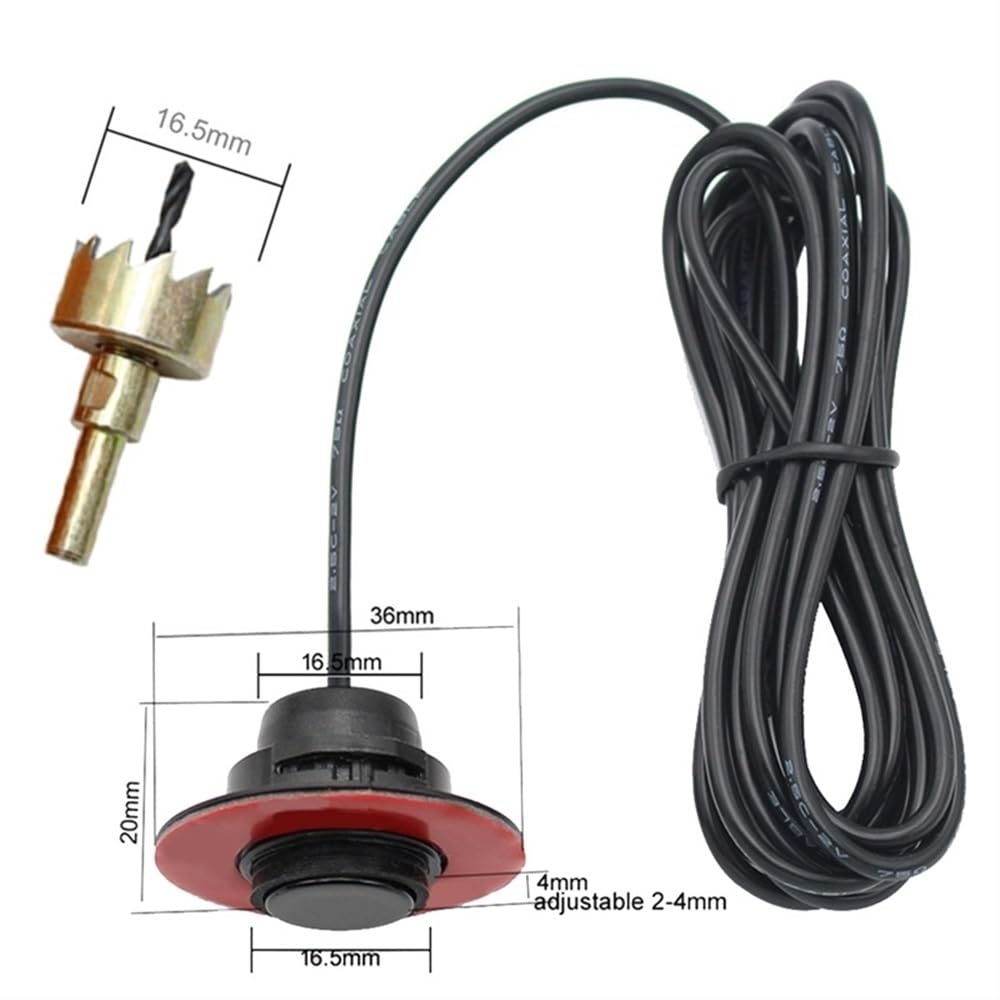 Radar recul Voiture Sonde de capteur de Radar de recul Buzzer Pièces de Rechange Automobiles générales Accessoires Fournitures Capteur Radar recul