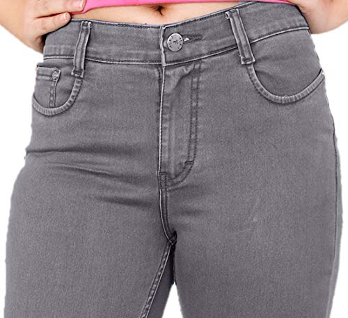 Image of FCK-3 Stretchable Denim Pencil Fit Regular Fit High Waist Jeans for Women