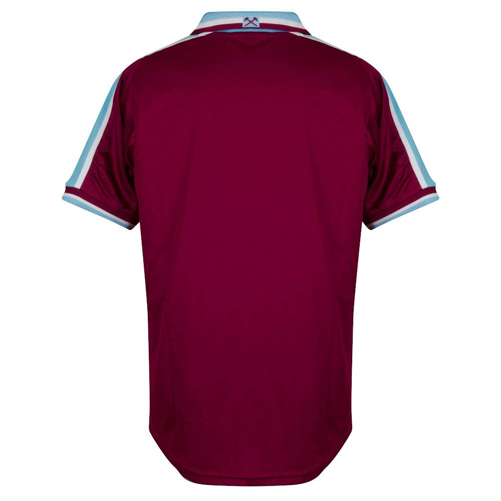 West Ham United 2000 Retro Football Shirt 100% POLYESTER Men's