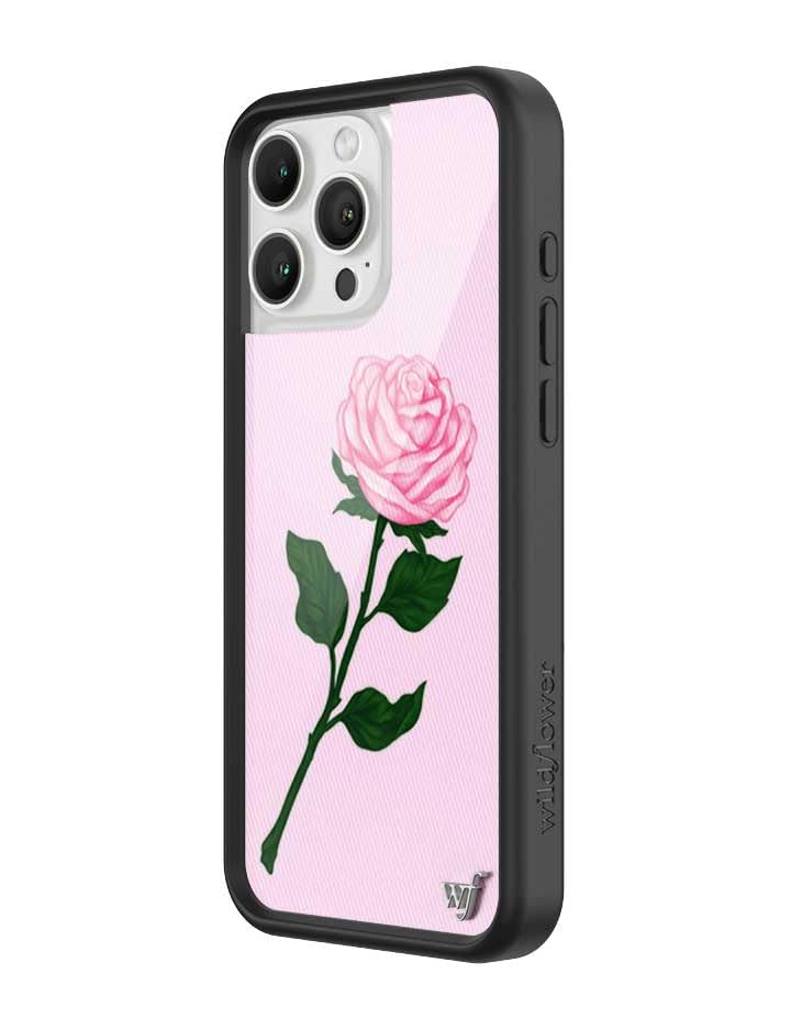 Image of Wildflower Cases - Compatible with iPhone 16 Pro Max | Protective Bumper, 6.5ft Drop Test Certified, Women Owned Small Business | Pink Rose
