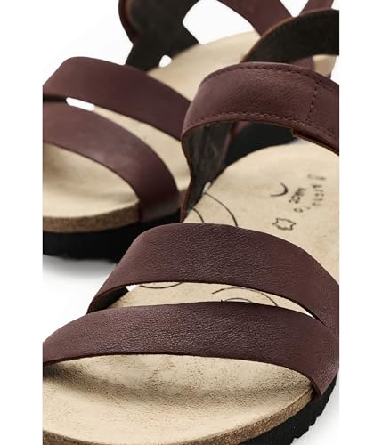 Image of NAOT Kayla Women's Sandals - Supportive 3-Strap Design with Backstrap, Cork & Latex Footbed - Arch Support - Travel-Friendly Comfortable Walking Sandals for All-Day Wear
