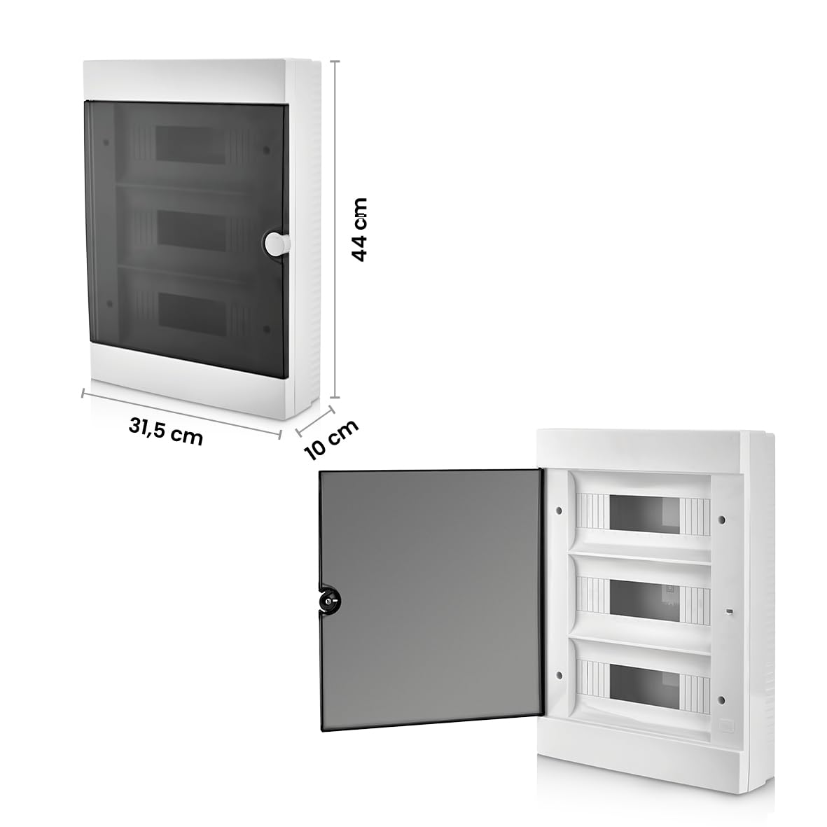 LION Electric Distribution Box Flush-Mounted 3 Rows | 36 Modules - View #11